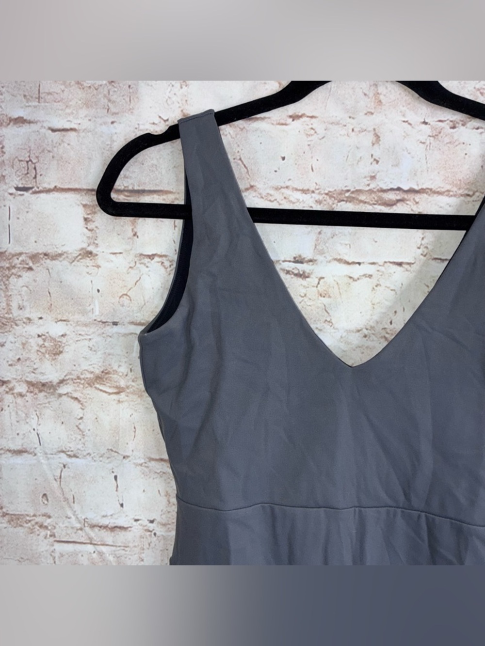Varley Let’s Go Juni All in 1 Active Jumpsuit Size Medium in Blackened Pearl - Picture 4 of 7
